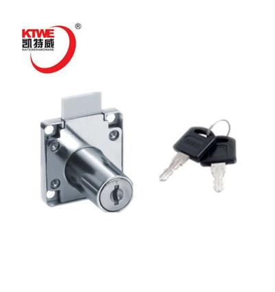 Factory furniture drawer lock with handle