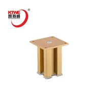 Decorative metal furniture leg square
