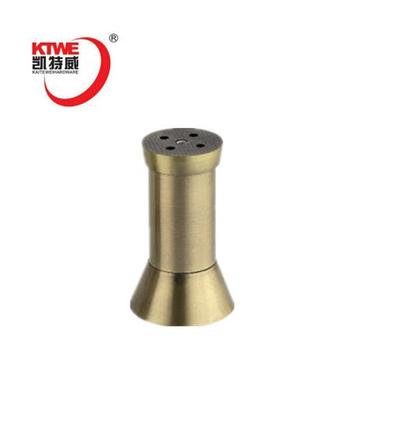 Zinc alloy 38mm tapered office furniture metal legs