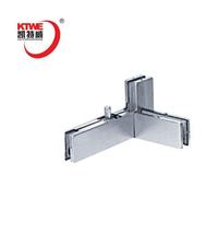 Stainless steel patch fitting glass door hinge clamp