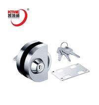 Manufacturer single commercial framless sliding glass door key locks