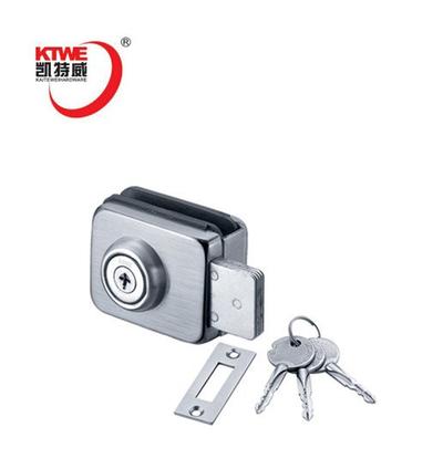 Top quality polished stainless steel sliding glass door key locks