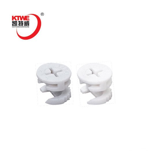 Furniture white plastic hole plugs