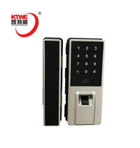 Smart biometric glass door fingerprint lock