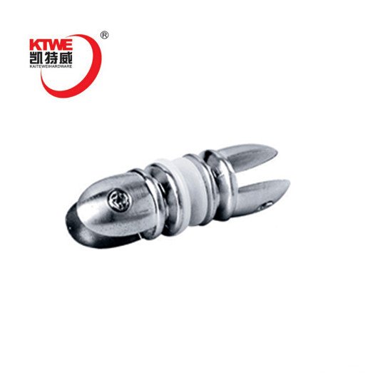 Double zinc clamp glass table clips