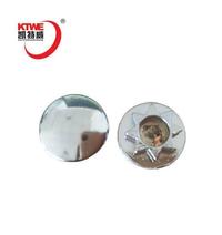 Zinc round decorative screw cover caps for furniture